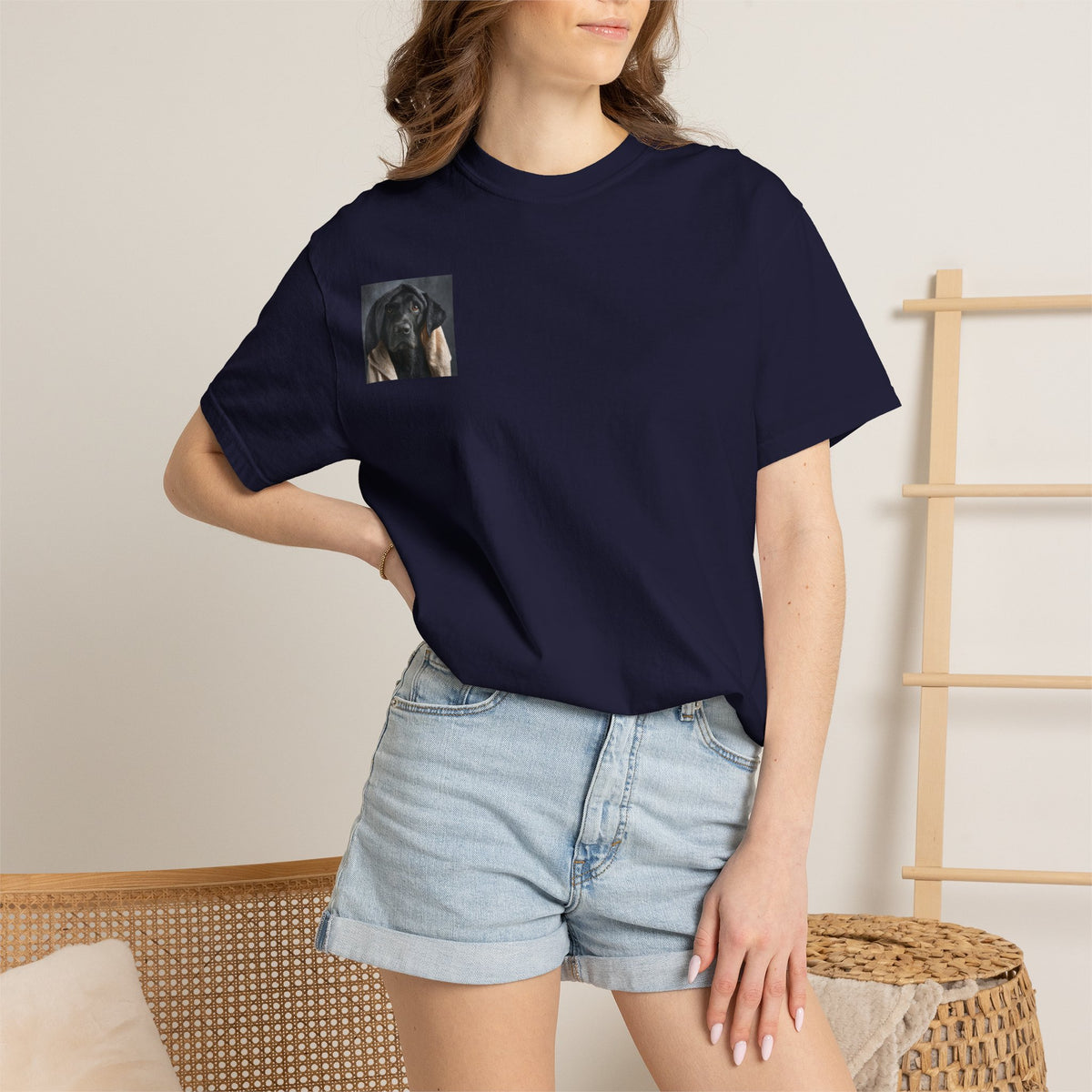 T-shirt signature Labrador | Portrait de chien, Art Labrador