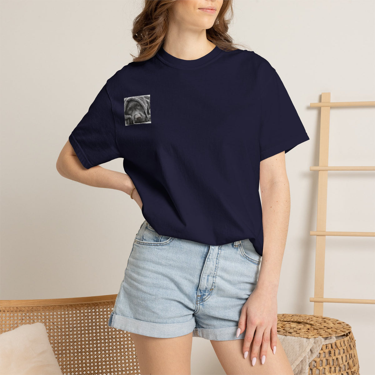 T-shirt signature Labrador | Portrait de chien, Art Labrador
