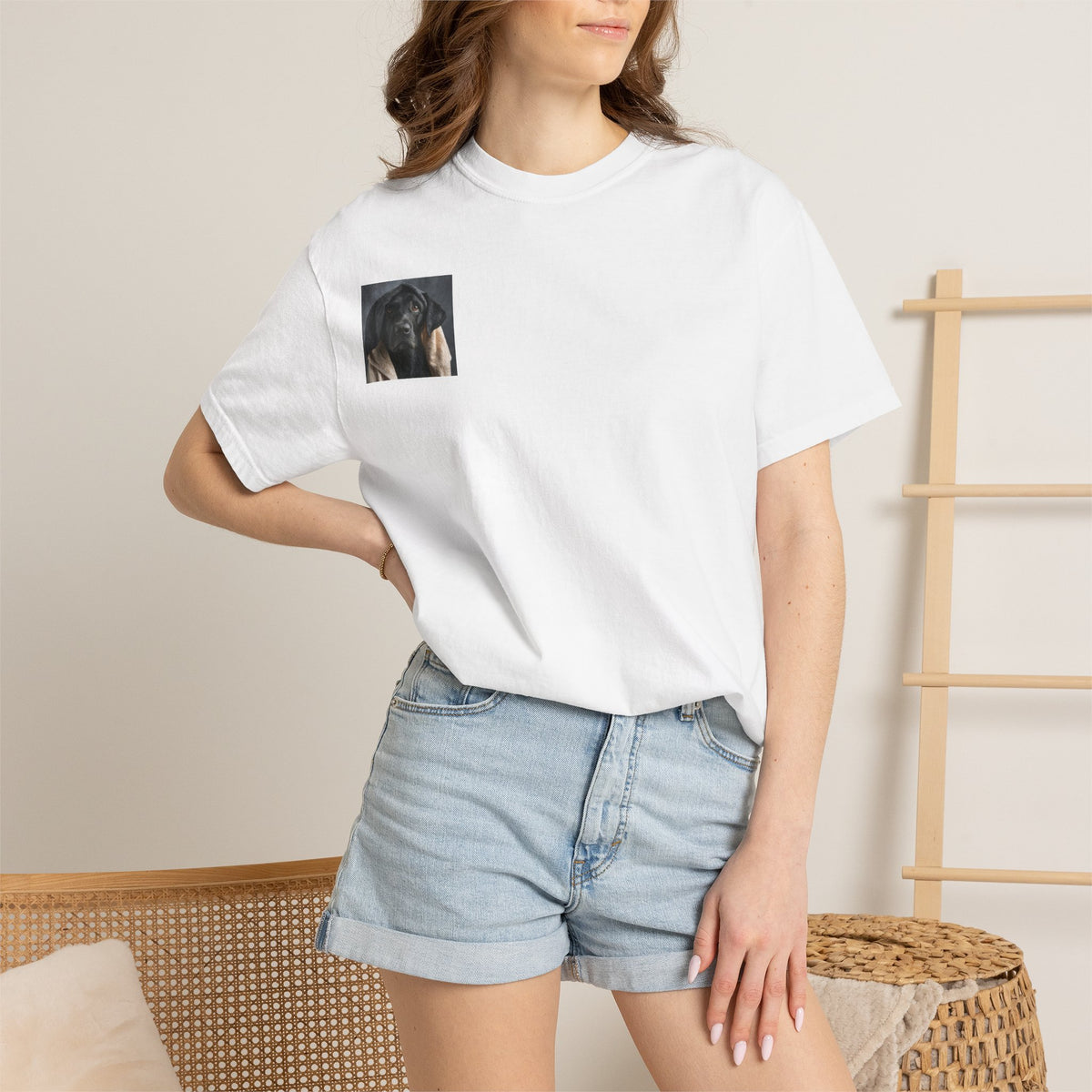 T-shirt signature Labrador | Portrait de chien, Art Labrador