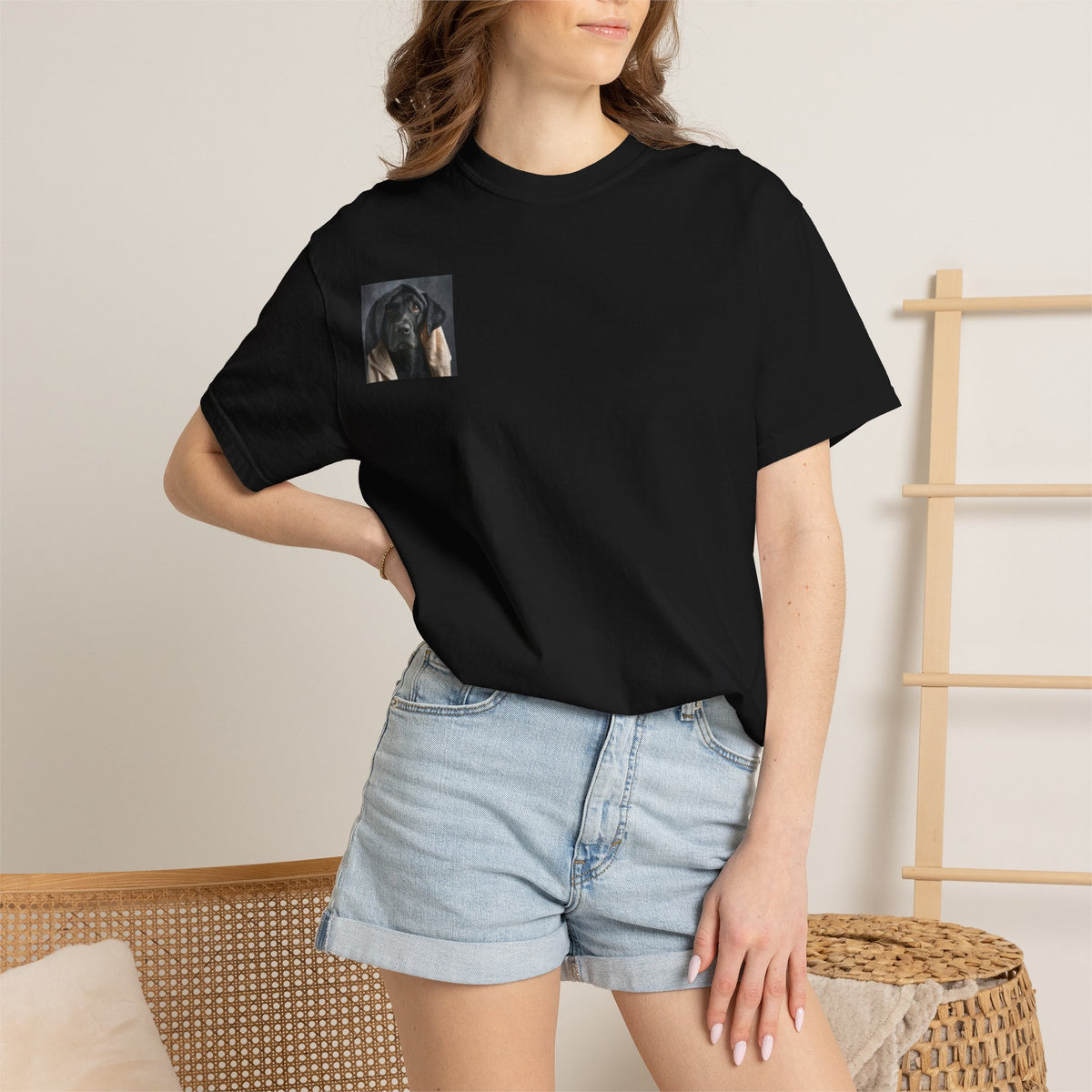 T-shirt signature Labrador | Portrait de chien, Art Labrador